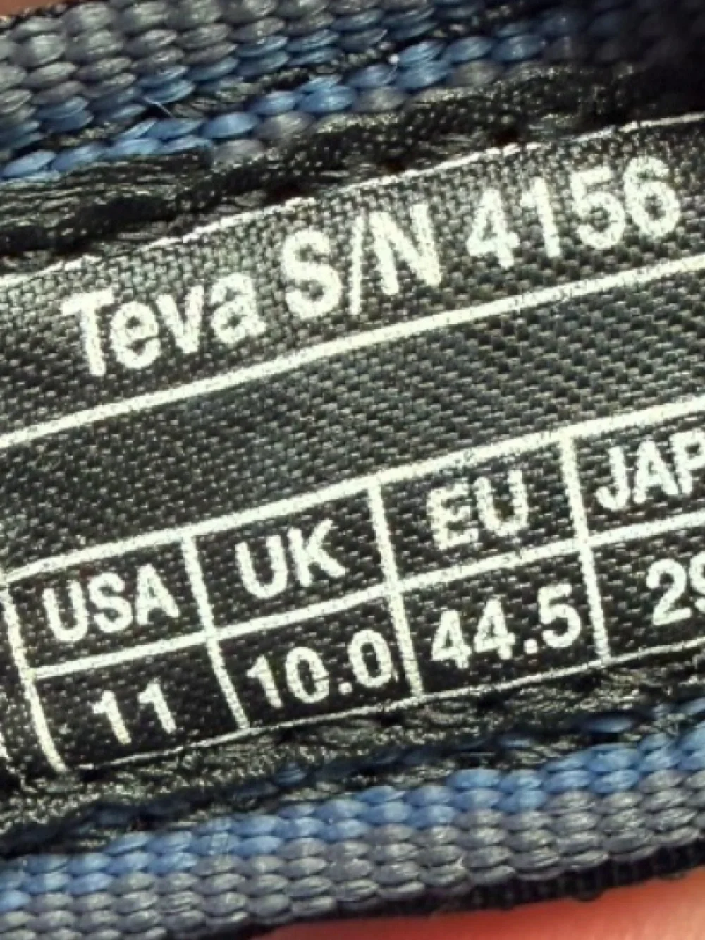 Teva Men's 4156 Hurricane XLT Wavy Trail Insignia Blue Sport Sandal Men Size 11